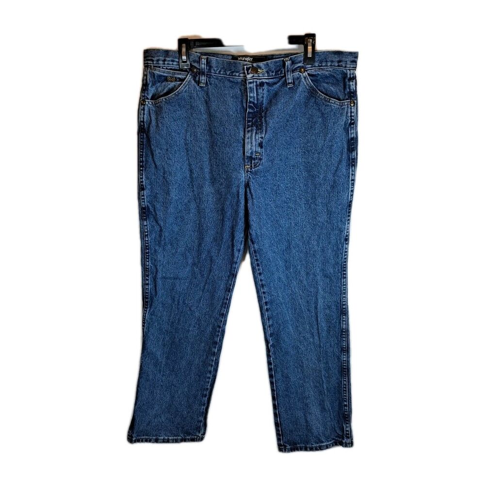 Wrangler Men's George Strait Collection Jeans Size 38x30 Cowboy Cut Medium Wash